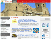 Tablet Screenshot of comune.monreale.pa.it